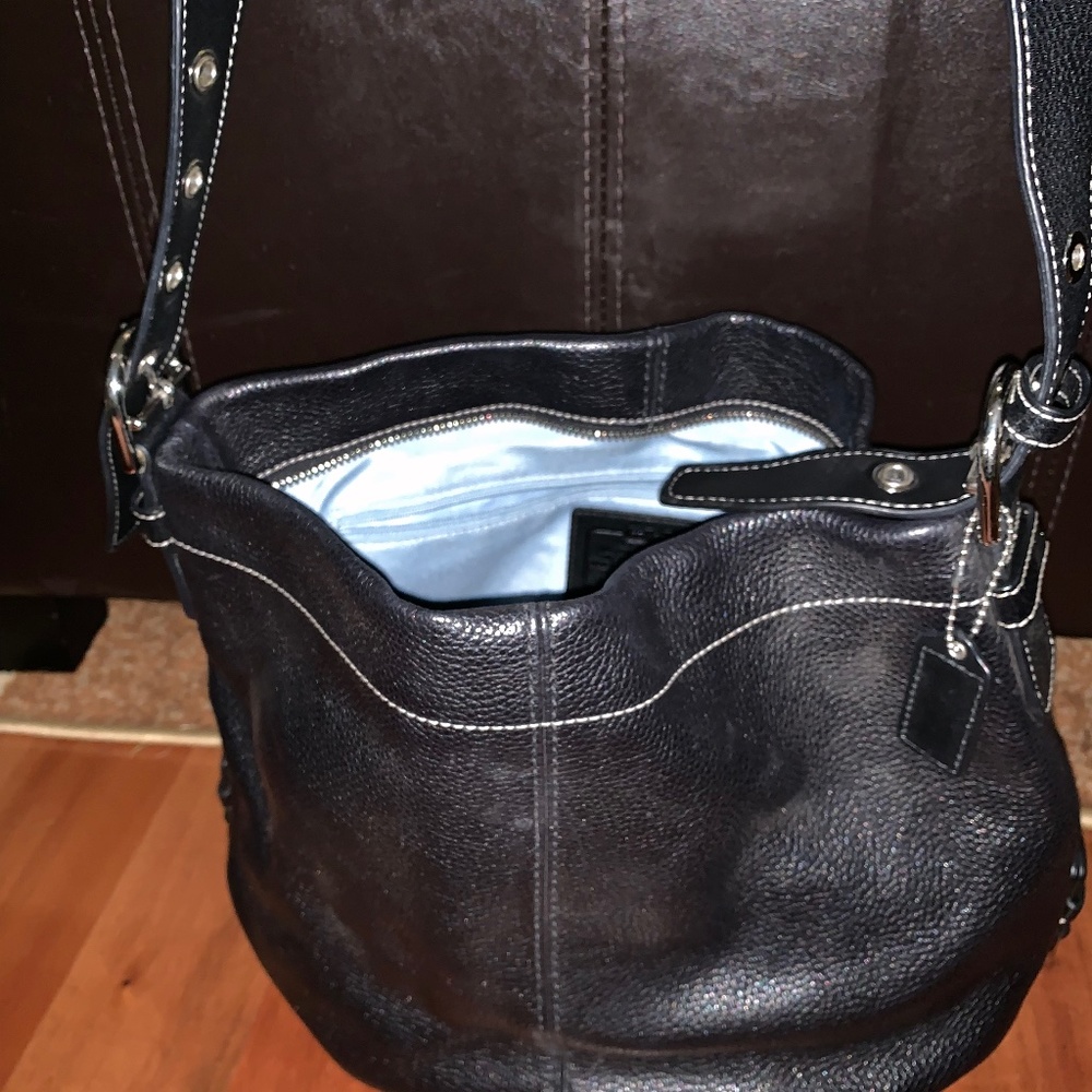 Black coach bag